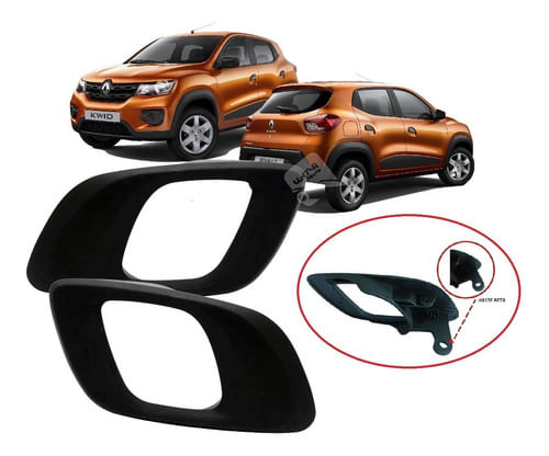 Par Gatilho Maçaneta Interna Kwid 2017 2018 19 2020 21 Preto (2)