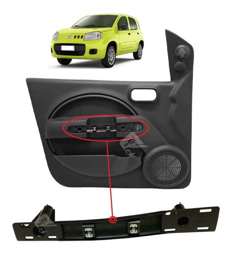 Suporte Puxador Forro Porta Uno Vivace Economy Dianteiro Le