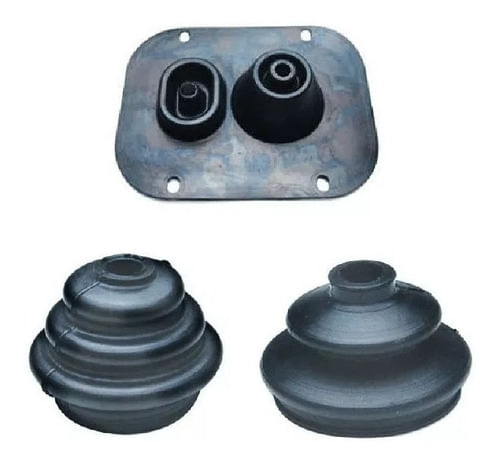 Kit Guarda Pó Alavanca Câmbio E Reduzida Mitsubishi L200 4x4 (1)