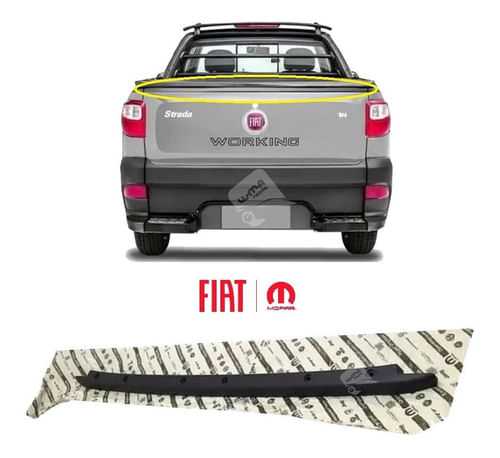 Moldura Superior Tampa Traseira Strada Working Trekking 2020