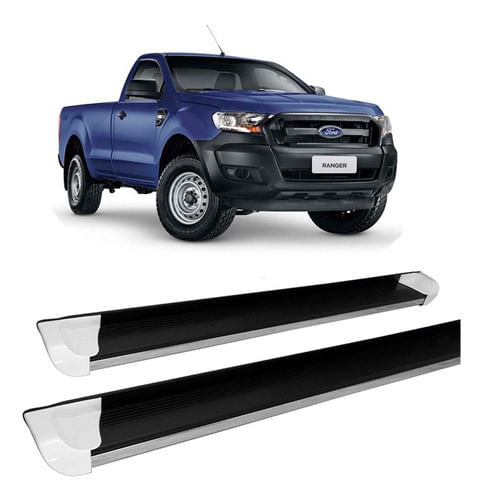 Estribo Ranger 2013 A 2020 Personalizado Branco C/s