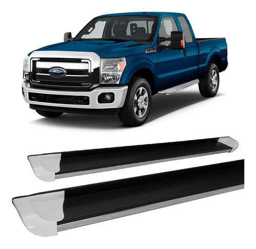 Estribo F-250 Personalizado Branco C/s