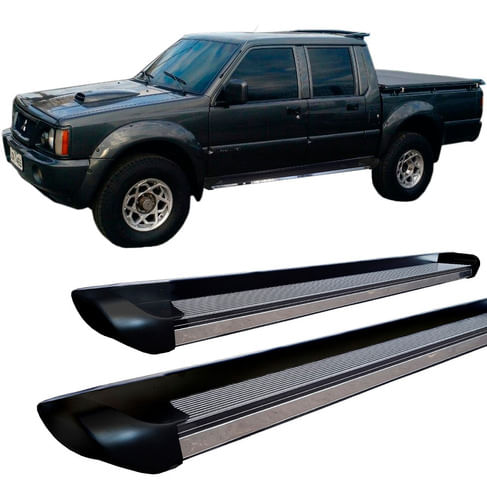Estribo L200 Gl Gls Personalizado Preto Brilhante