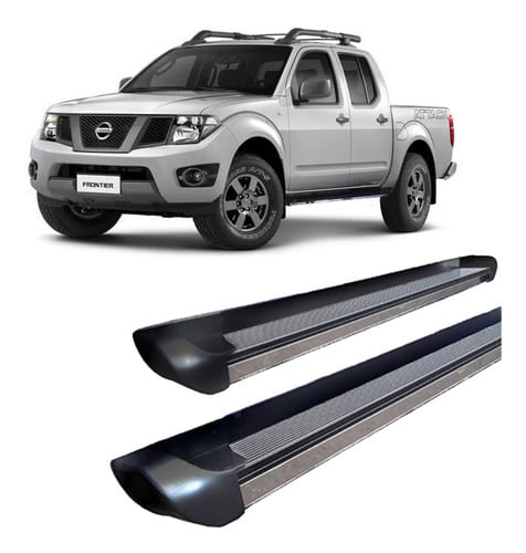Estribo Frontier  2008 A 2016 Personalizado Preto Brilhante