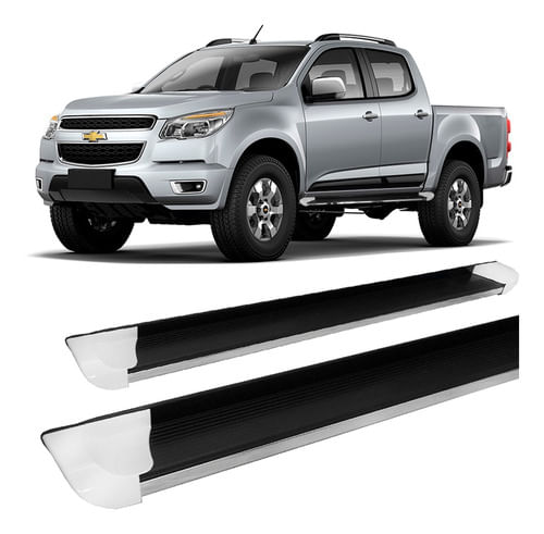 Estribo S10 2012 A 2020 Alum Personalizado Branco C/d
