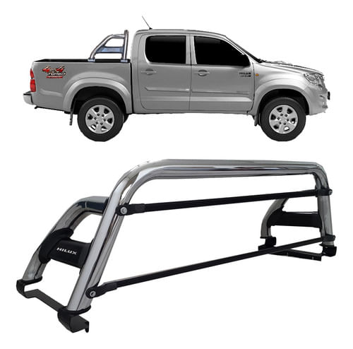 Santo Antônio Hilux Cabine Dupla 2005 A 2015 H2 Cromado