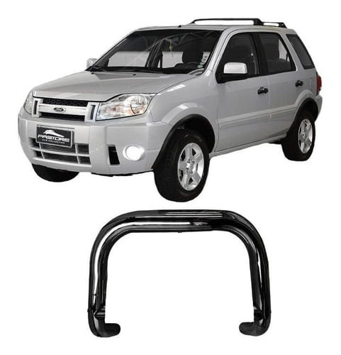 Para-choque De Impulsão Ecosport 2008 A 2012 S/barra Preto