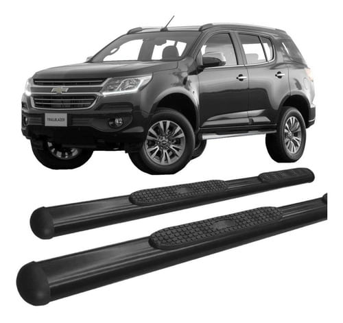 Estribo Trailblazer 2012 A 2020 Oblongo Oval Cromado
