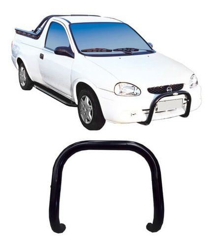 Para-choque De Impulsão Sem Barra Pickup Corsa Preto
