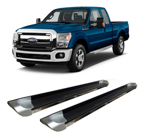 Estribo F-250 Personalizado Prata C/s