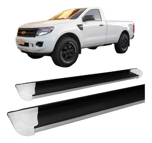 Estribo Ranger 1995 A 2012 Personalizado Branco C/s
