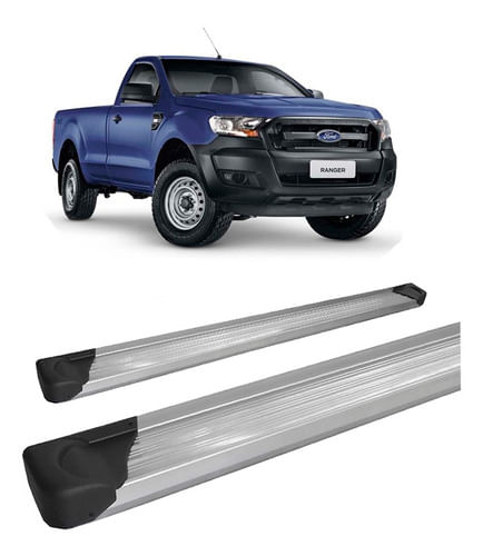 Estribo Ranger 2013 A 2020 Alumínio P1 Prata C/s