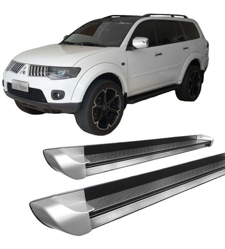 Estribo Pajero Dakar Personalizado Prata 2011 Ate 2020