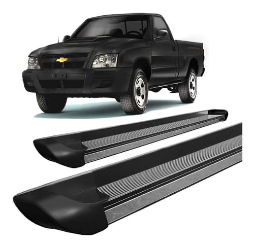 Estribo S10 1995 A 2011 Alum Personalizado Preto C S