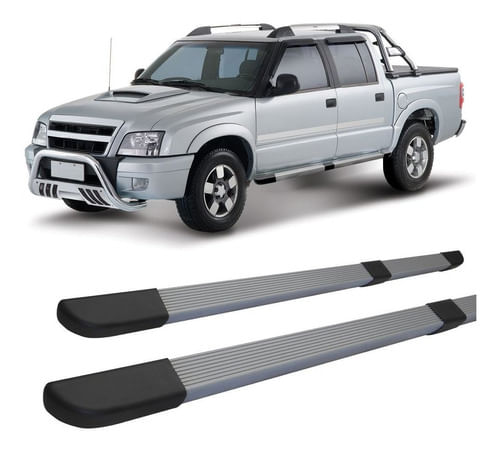 Estribo Quadrado Aluminio S10 2010 Modelo Propria