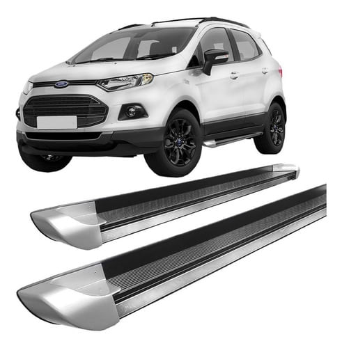 Estribo Ecosport 2013 Em Diante Personalizado Prata