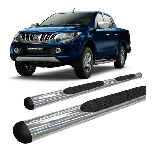 Estribo L200 Triton 17 2020 Oval Oblongo Cromado