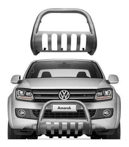 Para-choque De Impulsão Amarok 2010 A 2017 C/p Grafite