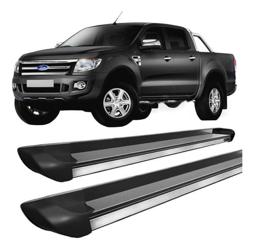 Estribo Ranger 2013 Em Diante Cabine Dupla Person Preto