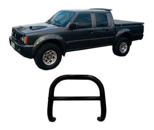 Quebra Mato L-200 98 Até 2004 Preto Com Barra