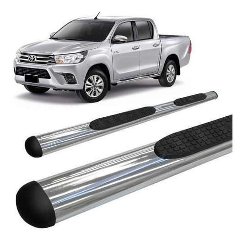 Estribo Oval Hilux 2016 E 2017 Cromado