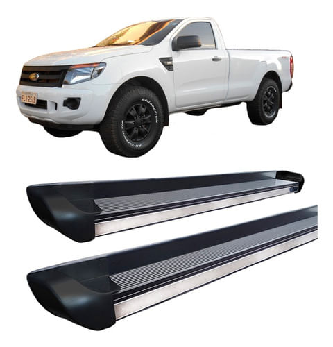 Estribo Ranger 1995 A 2012 Personalizado Preto Fosco C/s