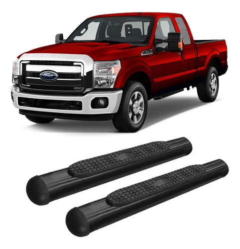 Estribo F-250 Oval Oblongo Preto C/s