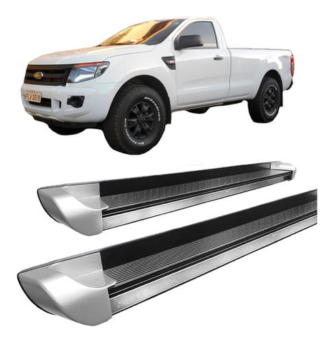 Estribo Ranger 1995 A 2012 Personalizado Prata C/s