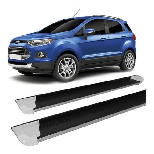 Estribo Lateral Ecosport Personalizado 2003 A 2012 Branco