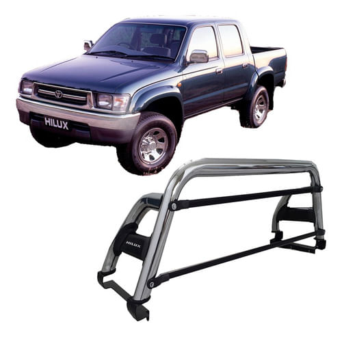 Santo Antônio Hilux Cabine Dupla 1998 A 2004 H2 Cromado