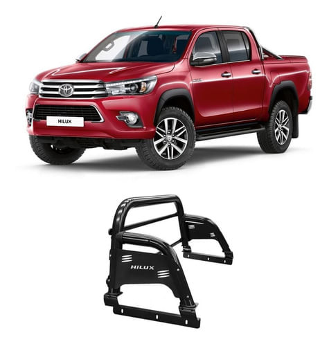 Santo Antonio H3 Hilux 2016 Em Diante Preto