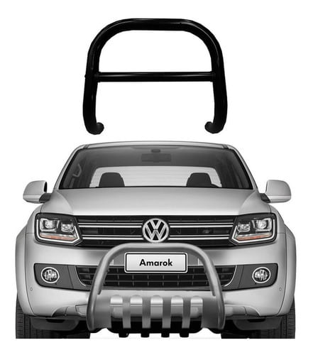 Para-choque De Impulsão Amarok Todos Preto C/barra