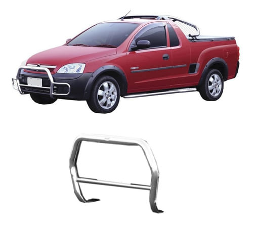 Para-choque De Impulsão C/barra Montana 2004 A 2010 Cromado