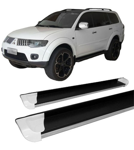 Estribo Pajero Dakar Personalizado Branco 2011 Ate 2020