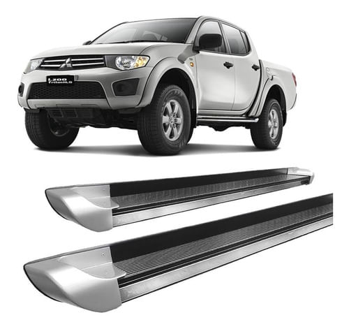 Estribo L200 Triton Personalizado Prata