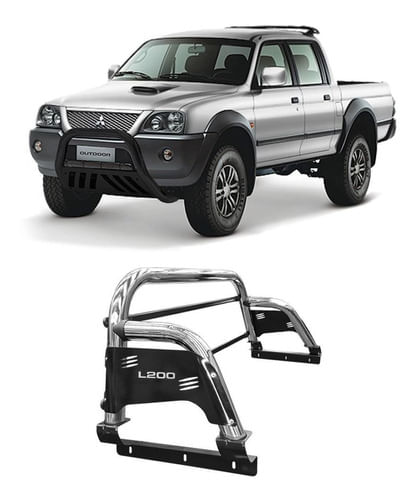 Santo Antonio L200 Sport Outdoor Gl Gls H3 Cromado
