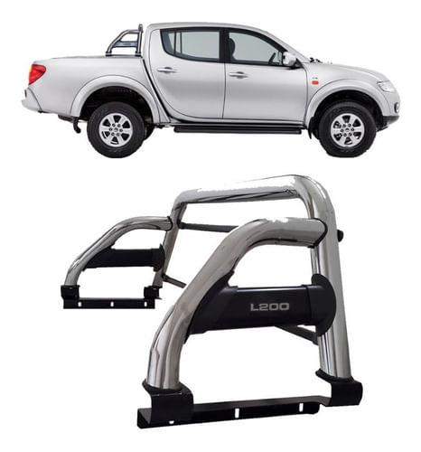 Santo Antonio L200 Triton 2007 A 2016 Cromado L-200