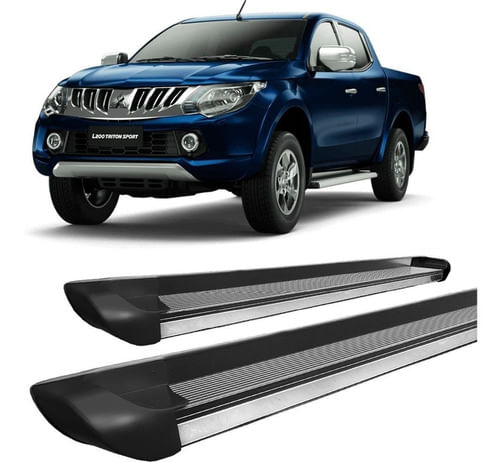 Estribo L200 2017 A 2020 Personalizado Preto