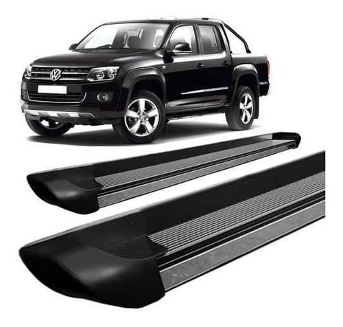 Estribo Alumínio Amarok 2010 A 2017 Personalizado Preto