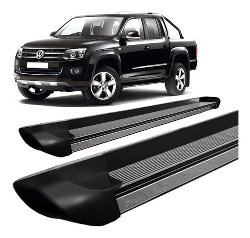 Estribo Amarok Personalizado Preto C Dupla