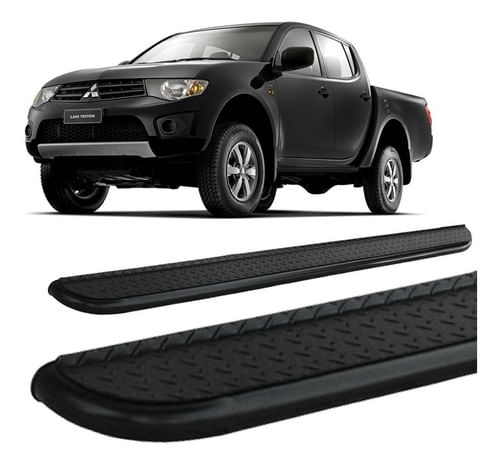 Estribo Chapa L-200 Triton 2008 A 2016 2,5  Preto