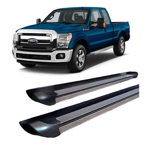 Estribo Personalizado Preto Brilhante F-250|f-250 C/simples