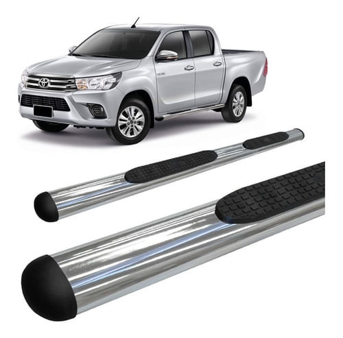 Estribo Oval Hilux 2016 E 2020 Cromado