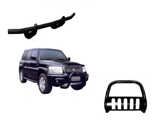 Para-choque De Impulsão Tr4 Dianteiro E Traseiro Preto