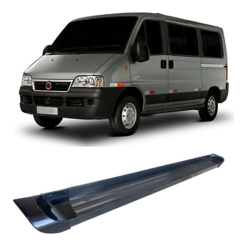 Estribo Ducato Teto Baixo Alumínio Preto