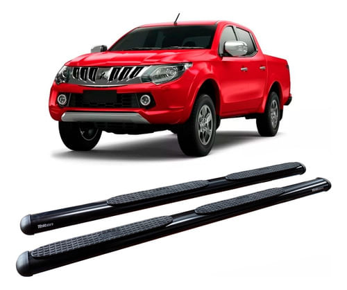 Estribo L200 Triton 17/2020 Oval Oblongo Preto