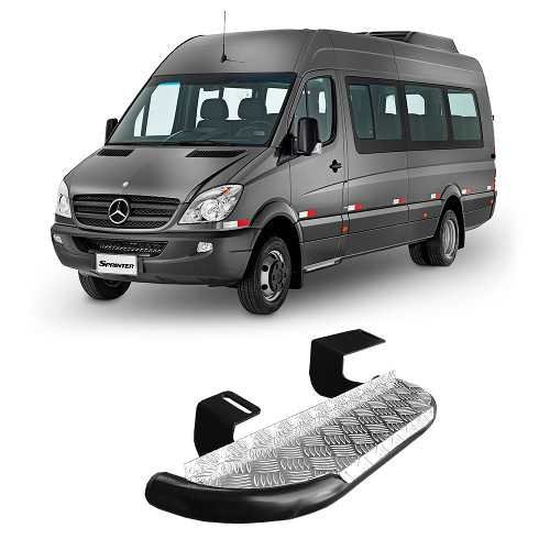 Estribo Sprinter 515 Lado Motorista Chapa Cromado