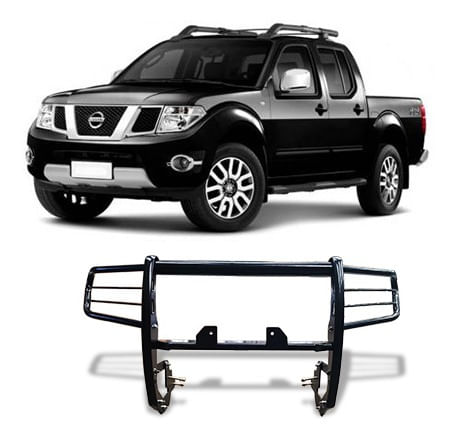 Para-choque De Impulsão Frontier 03 A 2007 C/ Base Guincho