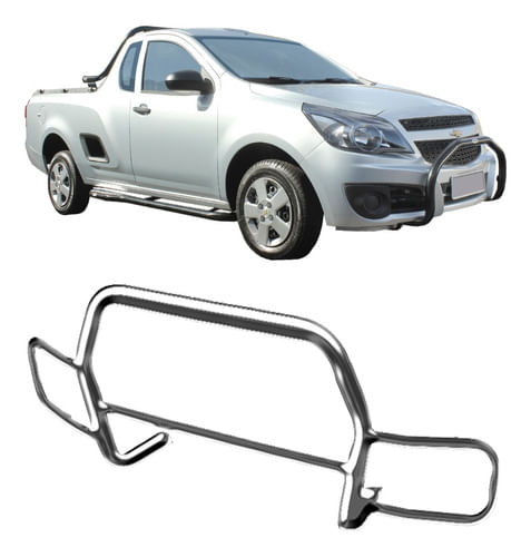 Para-choque De Impul Com Protetor Montana 2011 A 2020 Cromad