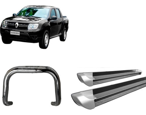 Kit Quebra Mato S/barra+estribo Personalizado Renault Oroch